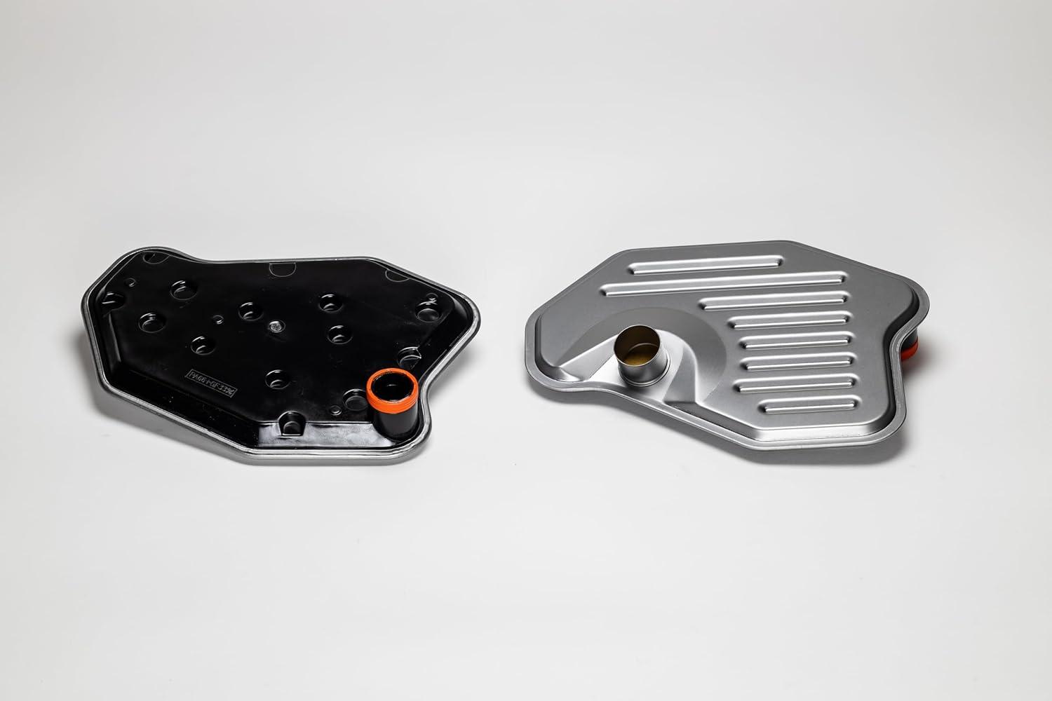 imageLUBEGARD Automatic Transmission Filter ampamp Pan Gasket for Ford AODE4R70W Transmission Short Tube 2WD 1996Up 4WD 1994Up