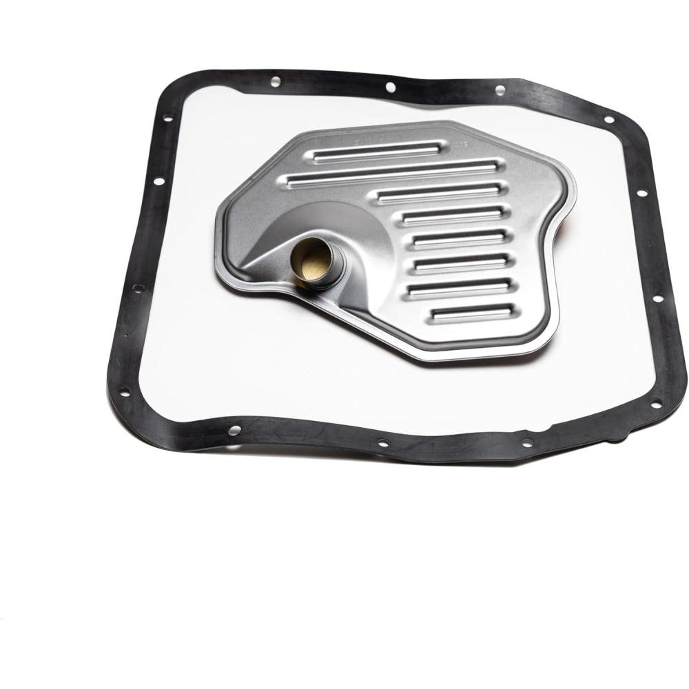 imageLUBEGARD Automatic Transmission Filter ampamp Pan Gasket for Ford AODE4R70W Transmission Short Tube 2WD 1996Up 4WD 1994Up