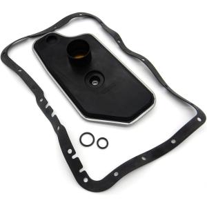 imageLUBEGARD Automatic Transmission Filter ampamp Pan Gasket for Ford 2WD A4LD 4R5R55E Transmissions 19892011